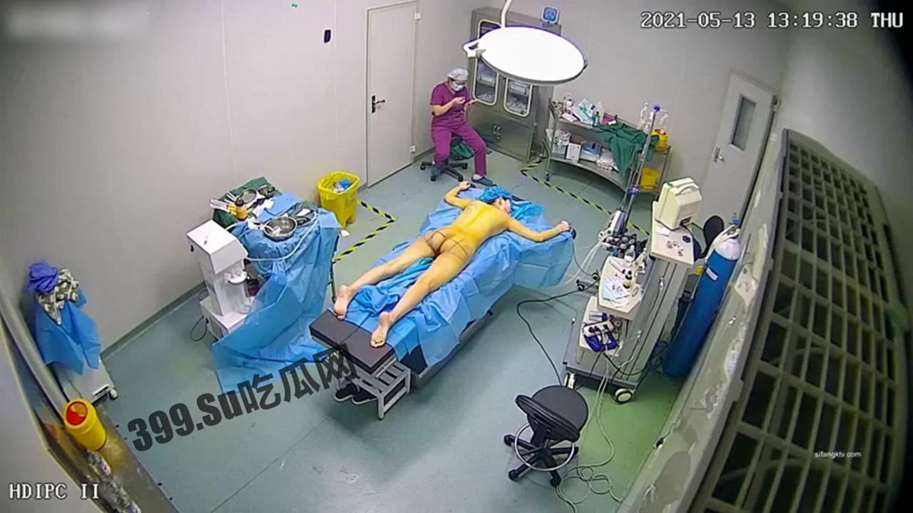 监控流出 珍稀资源黑客破解整形医院摄像头偷拍妹子脱光光做抽脂麻醉过后疼得哭蒙了圈