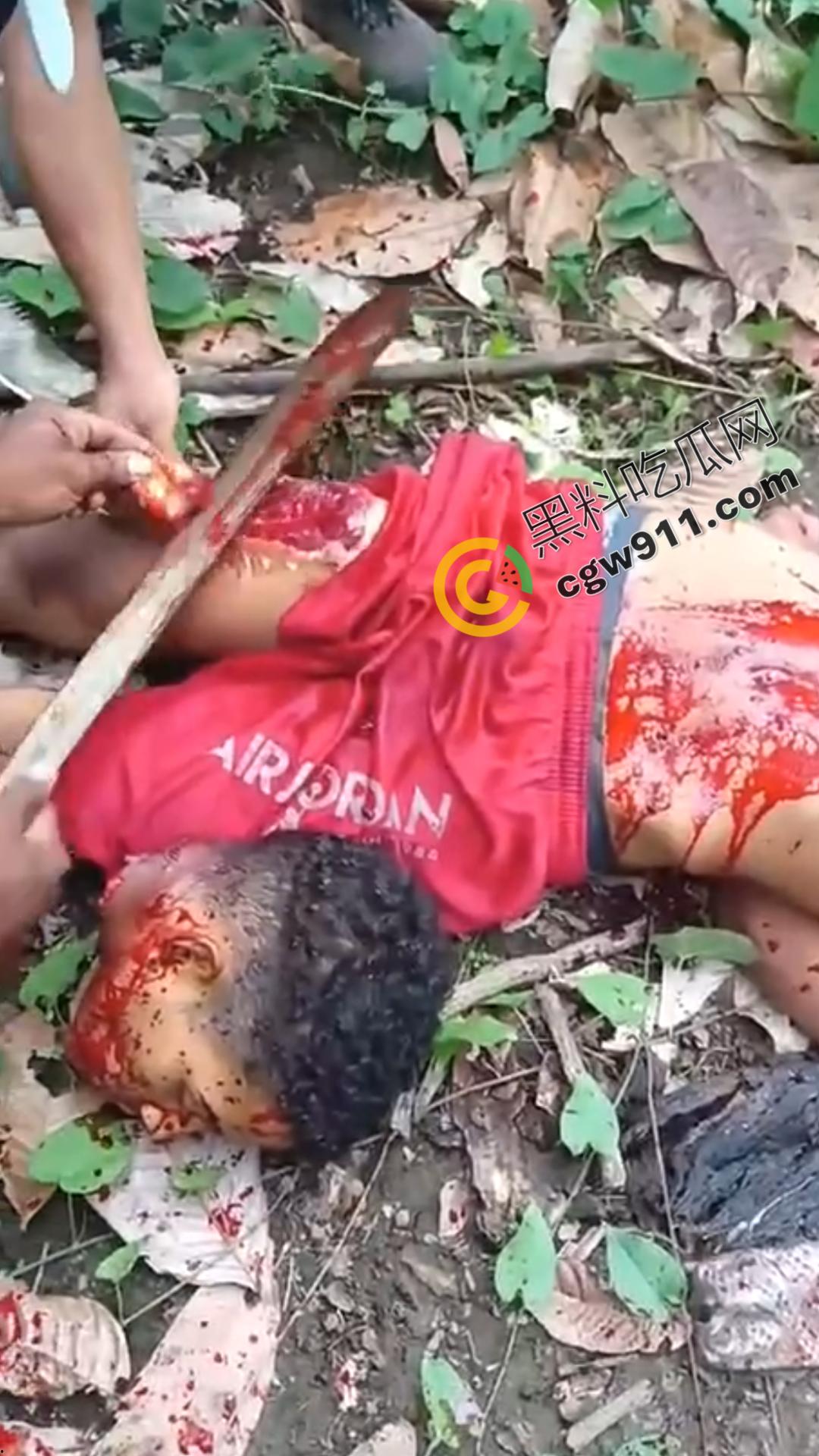 墨西哥毒枭残暴行径:年轻帮派成员遭野外肢解处决,鲜血四溅,画面极度血腥恶心,胆小者勿点