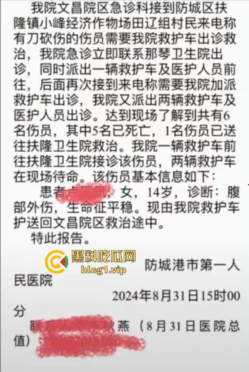 天神下凡一锤6!广西男砍杀邻居致5死1伤 死者含3个孩子