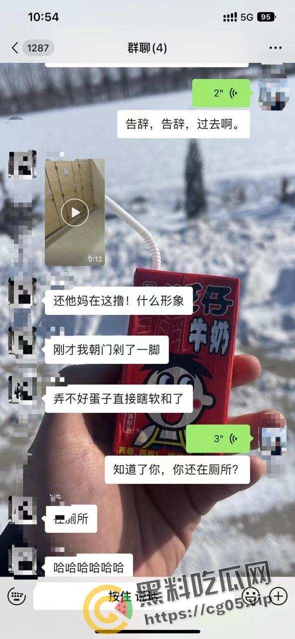 男子公共厕所打飞机开外放 被精神小伙偷拍还带踹门制裁 鸡儿都给吓萎了