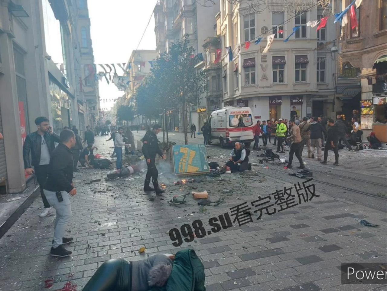 土耳其 伊斯坦布尔 炸弹 袭击 现场尸横遍野